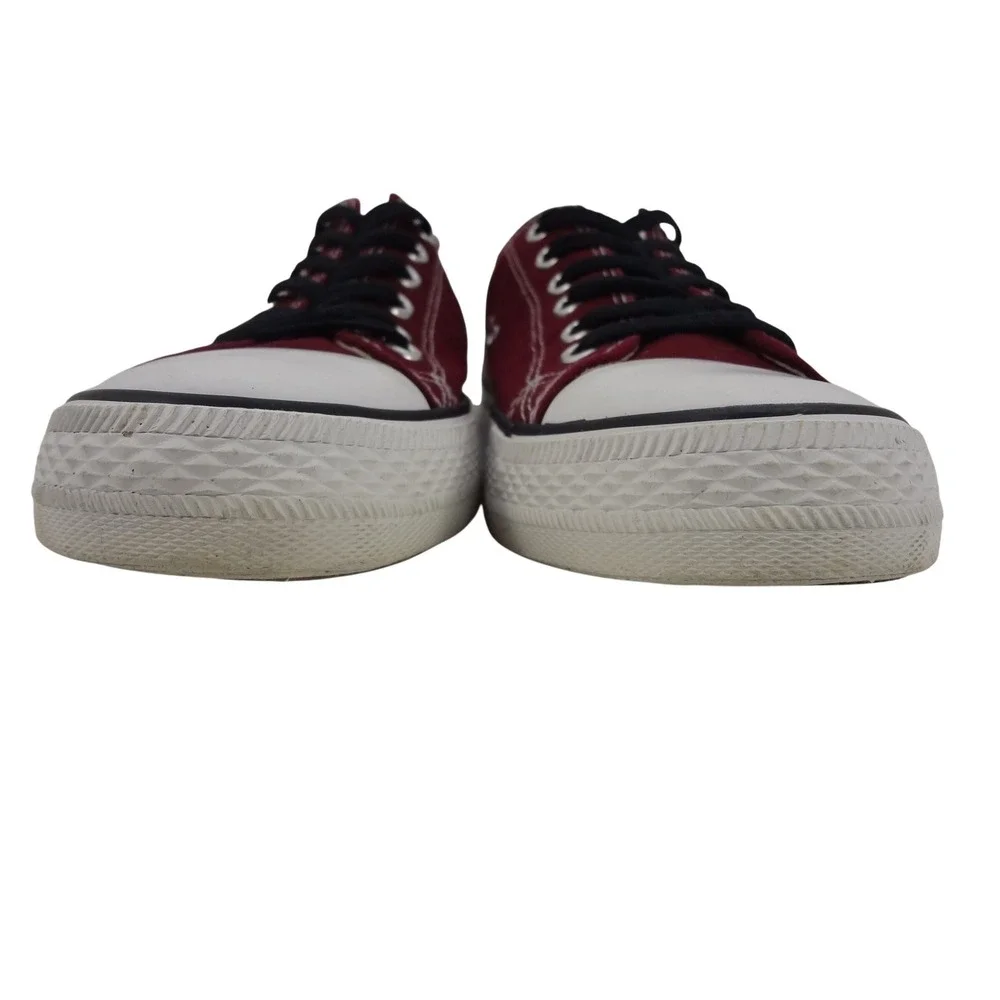 Converse All Star Low Top Burgundy Maroon Canvas Sneakers Mens‎ 7.5